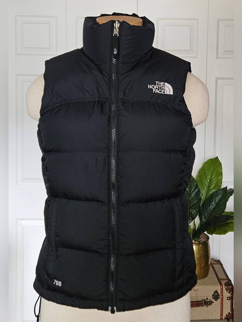 North Face Nuptse 700 Down Puffer Vest Black Y2K Gorpcore Outerwear Size XS